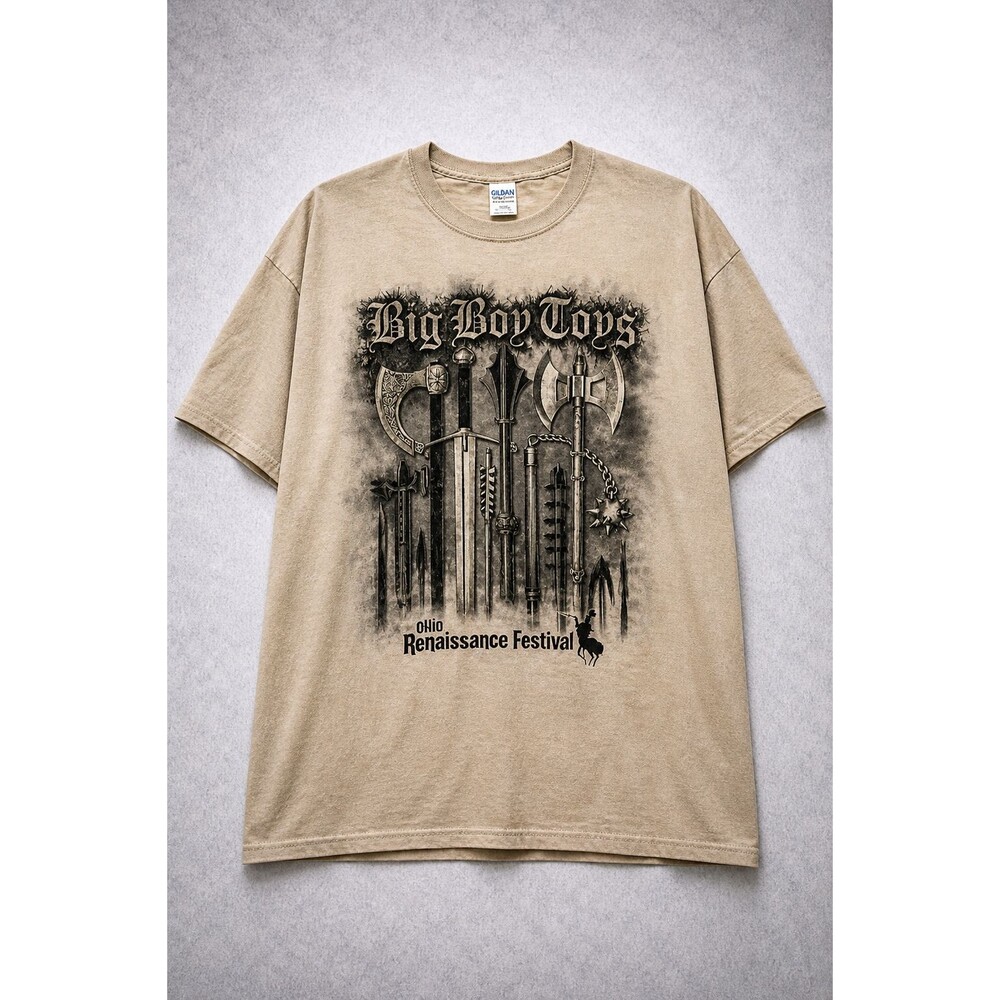 Renaissance Festival Shirt Mens 3XL 2004 Big Boy Toys Ohio Gildan Graphic
